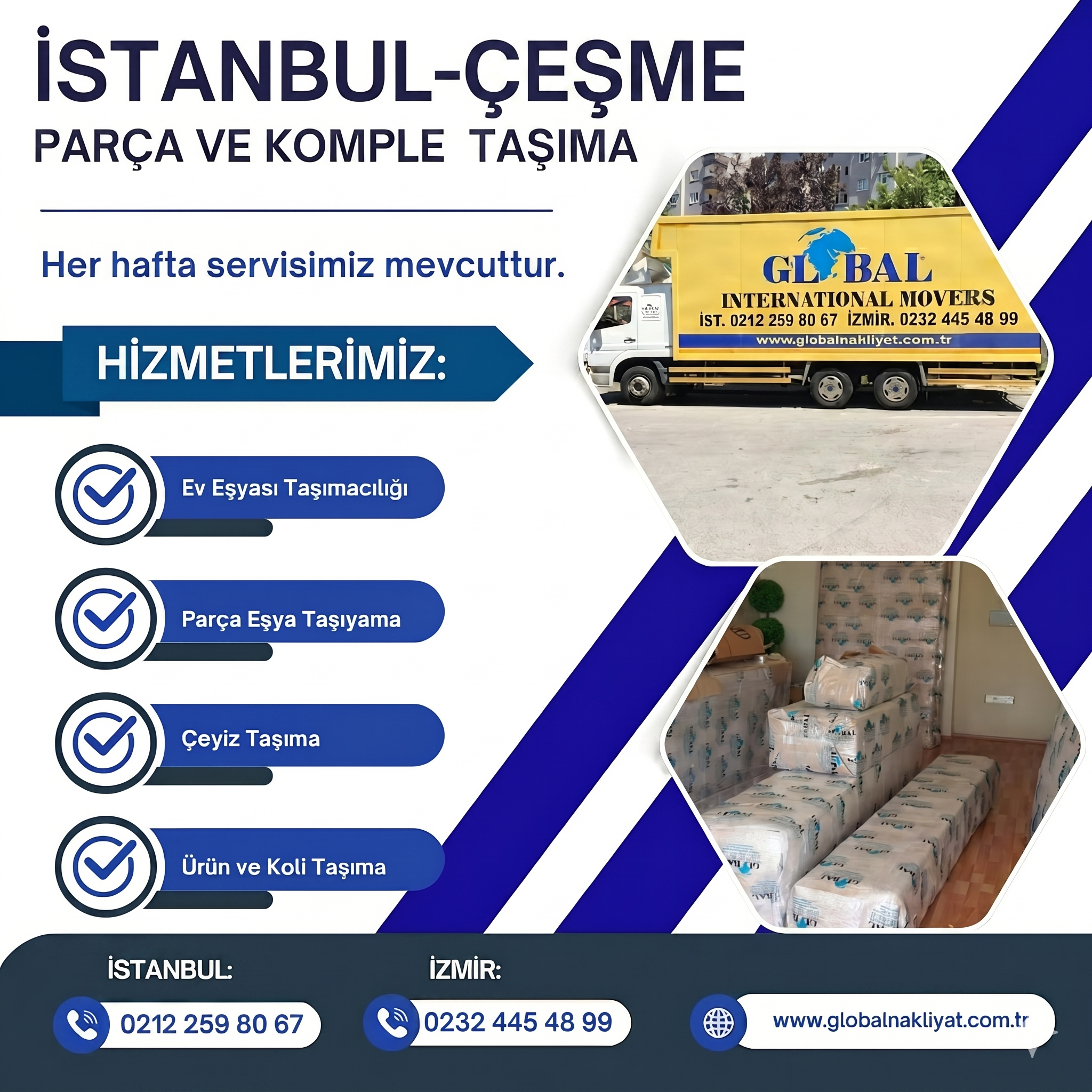 İstanbul cesme Nakliyat Afişi