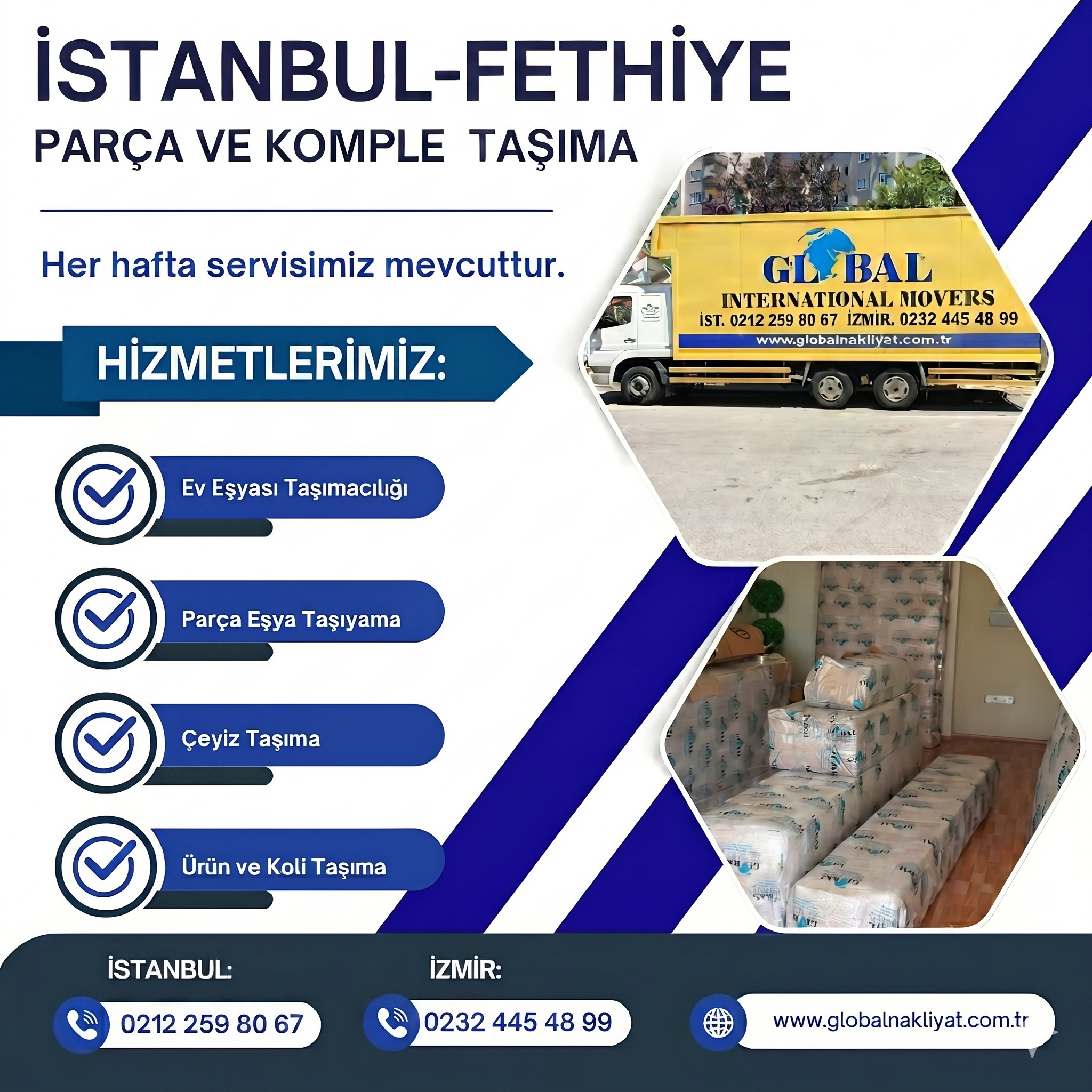 İstanbul fethiye Nakliyat Afişi