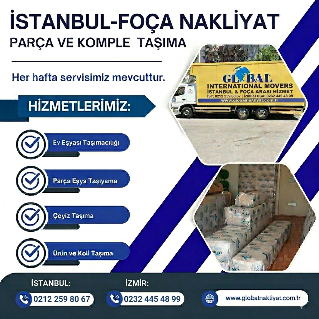 İstanbul Foça Nakliyat Afişi