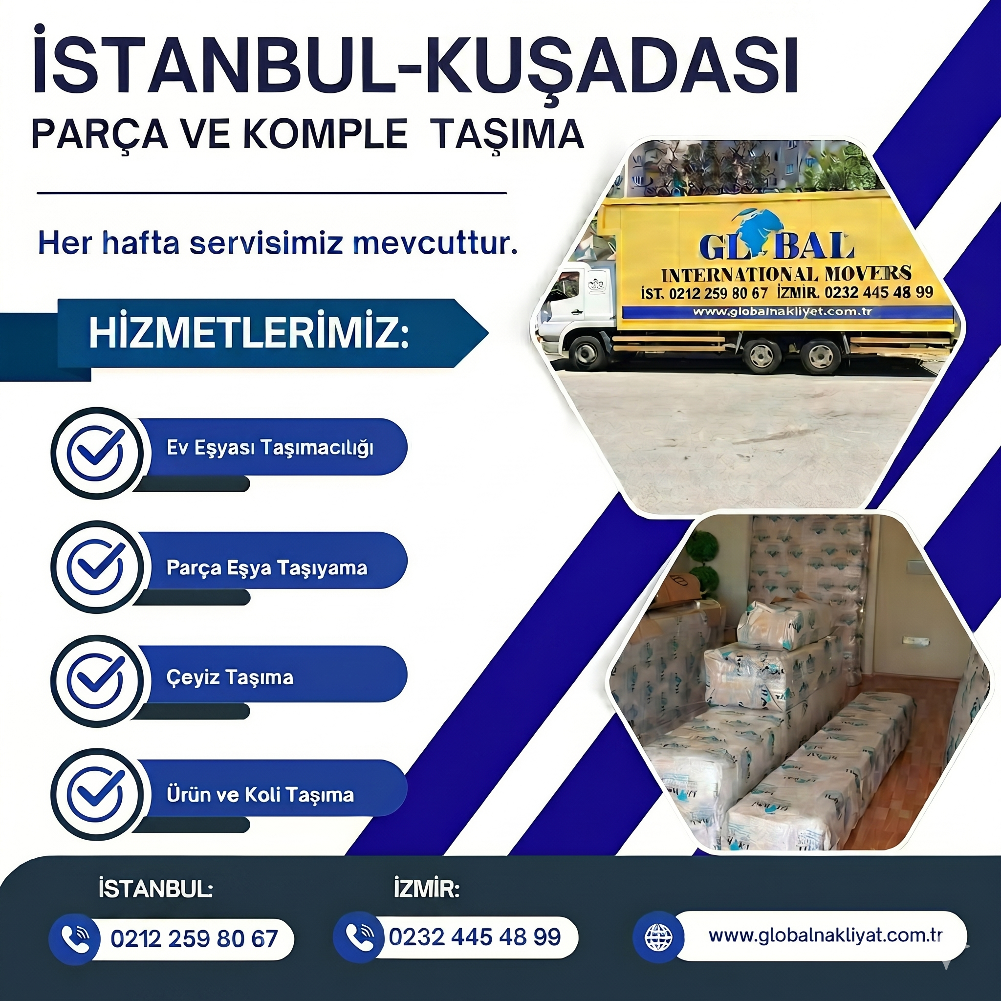 İstanbul kusadasi Nakliyat Afişi