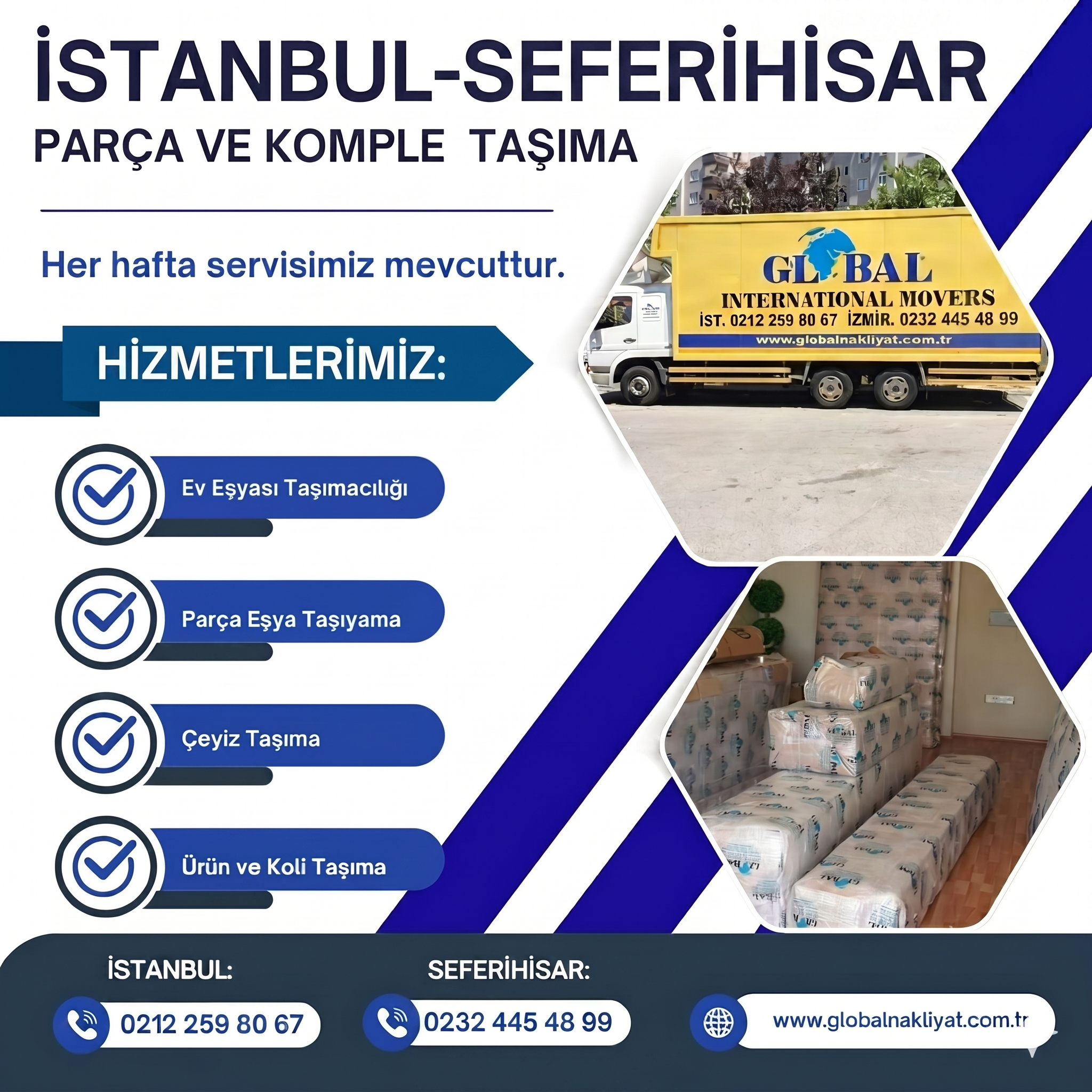 İstanbul Seferihisar Nakliyat Afişi