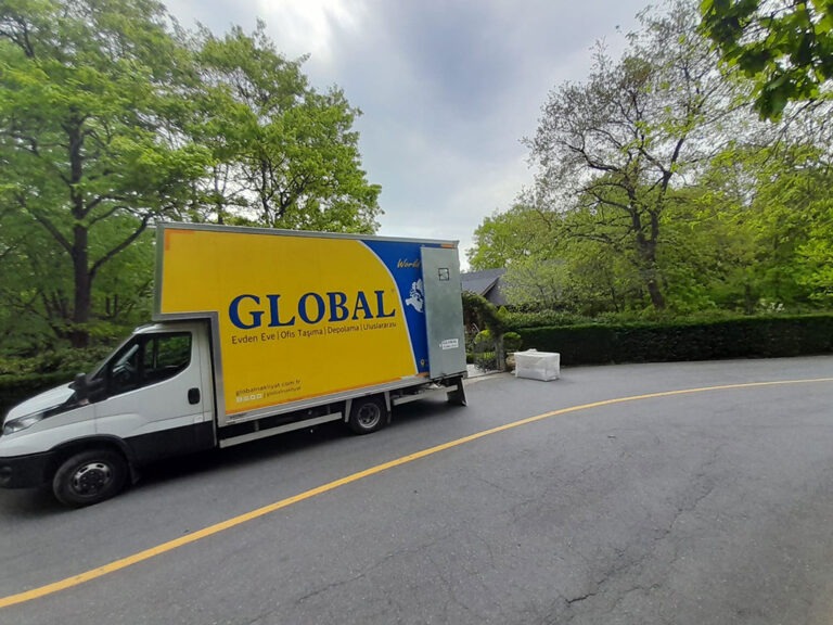 Global nakliyat kamyonu yazlık bölgelere eşya taşıma servisi